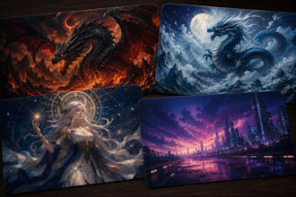 design custom playmats for any trading card game or tcg