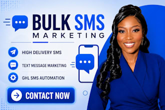 send bulk SMS marketing campaign, text message, ghl bulk SMS
