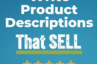 write product descriptions and ad copy that sells