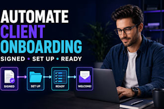 build n8n ai automation for marketing agency client onboarding