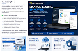 setup and manage microsoft intune for endpoint device management