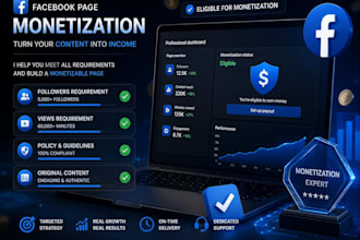 complete facebook page monetization