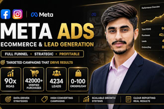 set up and manage meta ads for ecommerce and lead generation