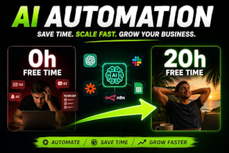 build ai automations and agents that save your business time and money