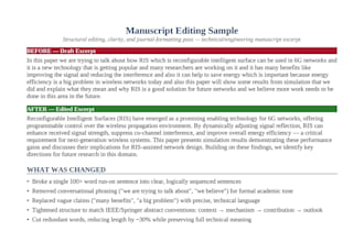 edit and format your academic manuscript for journal submission