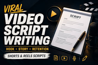 write high retention youtube scripts for faceless channels