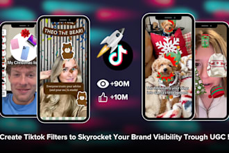 create a custom branded tiktok ar filter or effect
