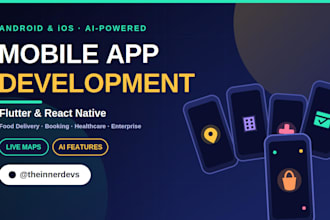 build mobile app, food delivery, enterprise, app, ai mobile app development