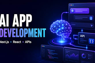 build an ai powered app with nextjs react or your framework