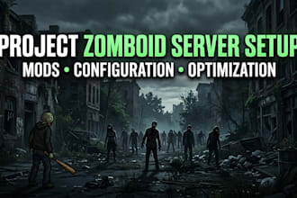 setup and configure your modded project zomboid dedicated server