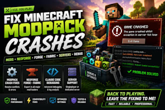fix minecraft modpack crashes mod neoforge claude code forge fabric server debug