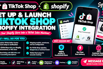 set up and launch tiktok shop shopify integration