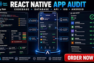 fix react native expo app review codebase ios android database API integration
