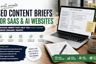 create SEO content briefs for saas and ai websites