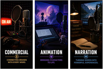 provide voice over for all types of vo genres