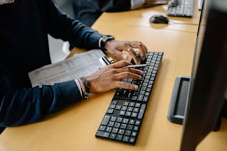 do expert data entry and excel work