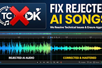 fix your ai song rejected by tunecore, distrokid, spotify, ditto