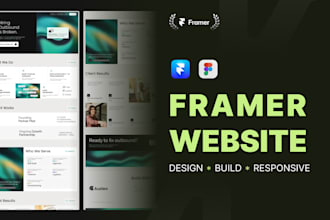 design and build a modern framer website