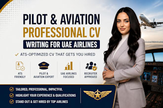 pilot and aviation CV writing for emirates and other airlines