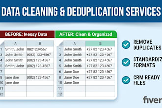 clean and format your spreadsheet or lead list