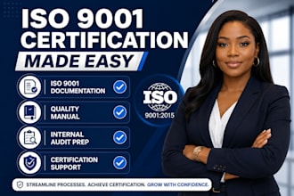 write iso 9001 qms documents for certification