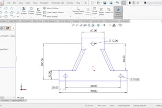 design custom bracket and mechanical parts with 3d cad modeling, rendering