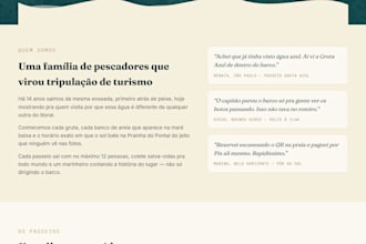build a clear responsive landing page for your business