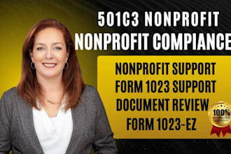 expertly assist with irs form 1023 and 1023ez for your 501c3 nonprofit