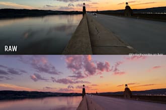 edit your raw photographs