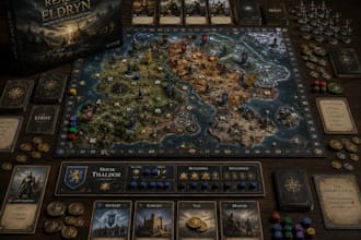 design a professional board game, game board, cards game