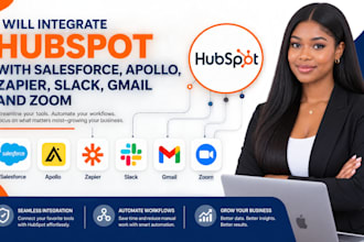integrate hubspot with salesforce apollo zapier slack gmail and zoom