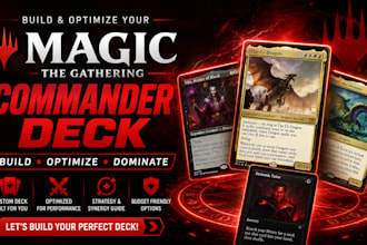 build and optimize your magic the gathering commander deck