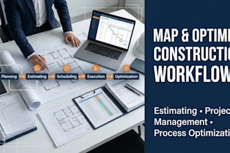 map and optimize construction workflow