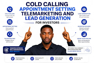 cold calling appointment setting telemarketing and lead generation for investors