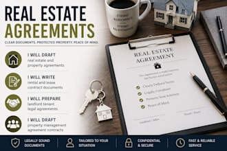 prepare solicitor grade landlord and tenant legal agreements