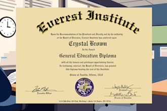 do college highschool university transcript degree ged award diploma certificate