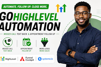 gohighlevel automation, ghl missed call back workflow, appointment follow up
