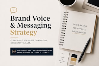 create your brand voice and messaging strategy