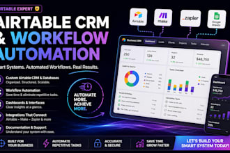 build your airtable CRM and automate workflows