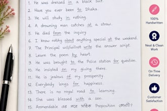 do neat and beautiful handwriting