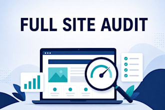 audit your website for speed, mobile issues, and SEO gaps