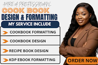 design cookbook, recipe book formatting, cookbook layout and catalog design