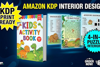 design kids activity book kdp word search mazes crossword kdp puzzle book kid