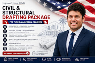 civil and structural drafting package for florida and georgia