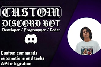 create custom discord bots with advanced features