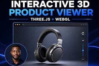 l build an interactive webgl 3d website with three js