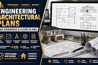 design engineering architectural plans, cad drawings and floor plans