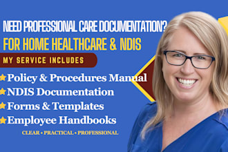 write home healthcare policy and procedure manual ndis employee handbook