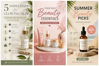create aesthetic pinterest pins for your beauty business