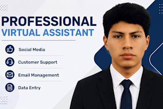 be your virtual assistant for social media, admin and customer support